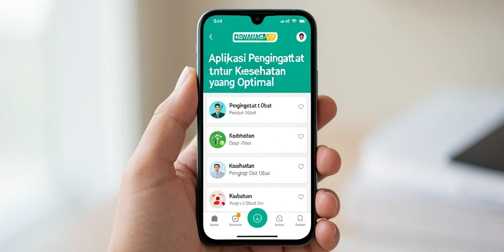 Antarmuka DEWANAGA77 yang sederhana dan mudah dipahami.