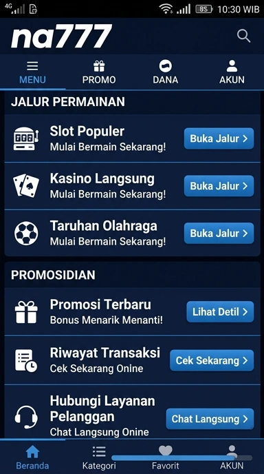 Tampilan link alternatif na777